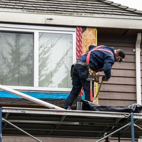  | Home exterior repair job in Langley / Surrey area | Construction Repairs, Home Defect Remedies and Fixing Damages 