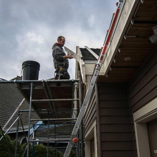  | We repaired and replaced entire fascia boards and flashings at this home in south Surrey. | Construction Repairs, Home Defect Remedies and Fixing Damages 