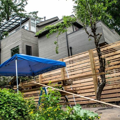  | Custom fence construction to match and extend the original fence that was on the property in Vancouver. | Custom Fences and Fencing Construction 