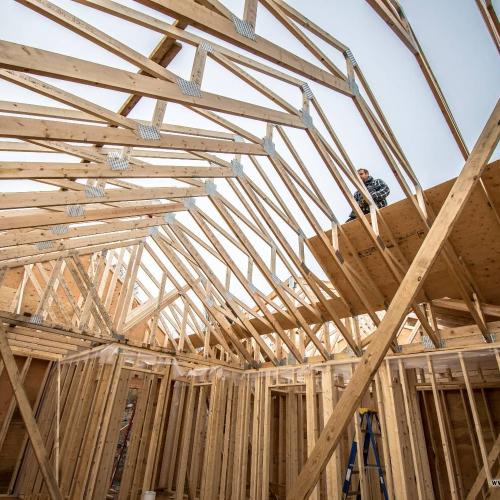  Wesbrook starts building a custom home and shop in Green Lake, BC 